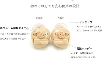 【通電確認済み】補聴器 NEF-02 ニコンエシロール 電池付き、ケース付き 通電確認済み】補聴器 NEF-02 ニコンエシロール 電池付き